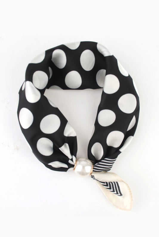 Polka dot scarf