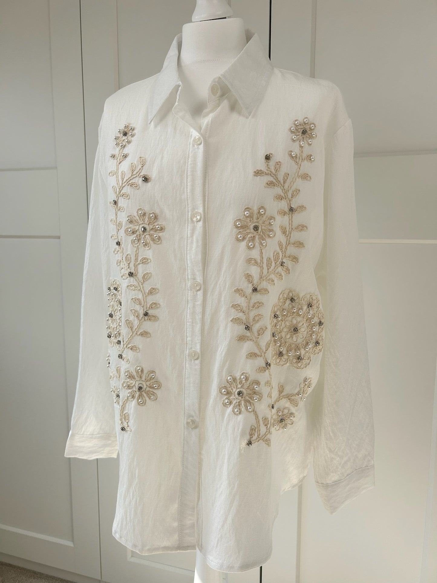 Embroidery Embellished Shirt