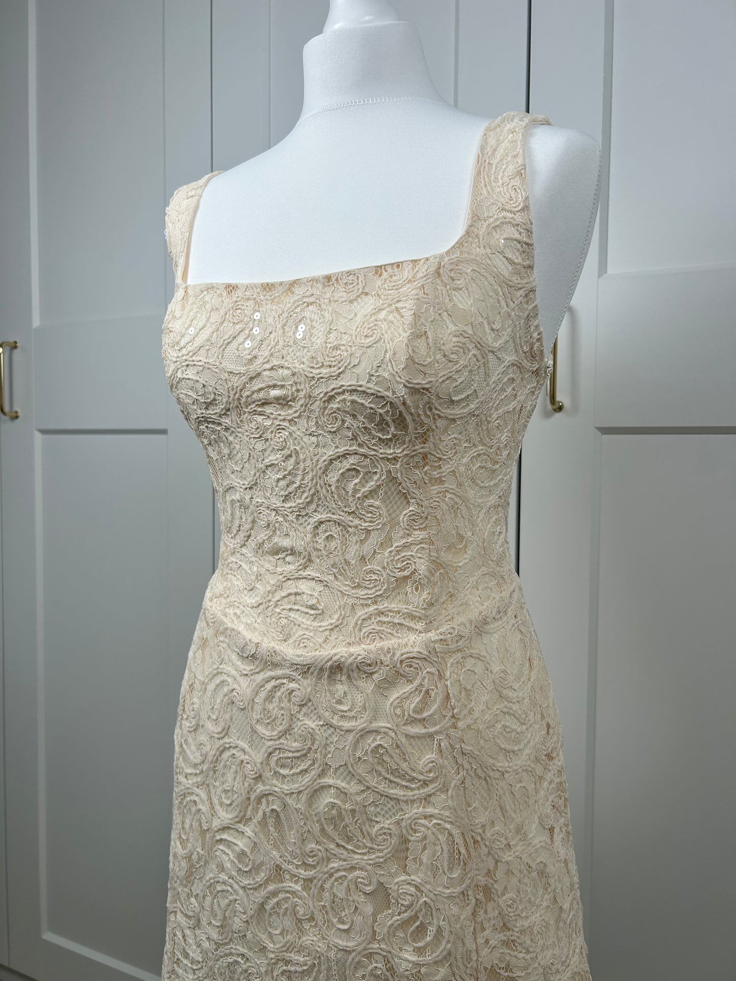 Lace Sequin Mini Dress