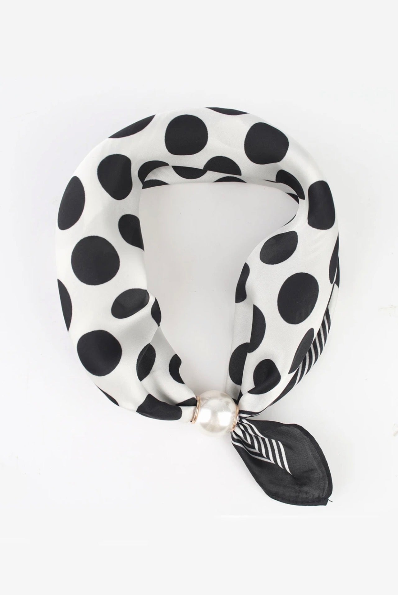 Polka dot scarf