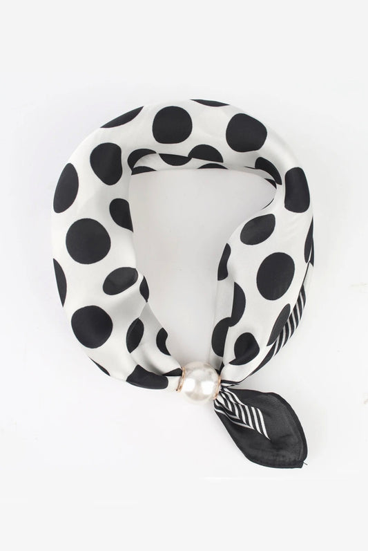 Polka dot scarf
