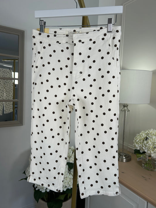 Polka Dot Capri Pants