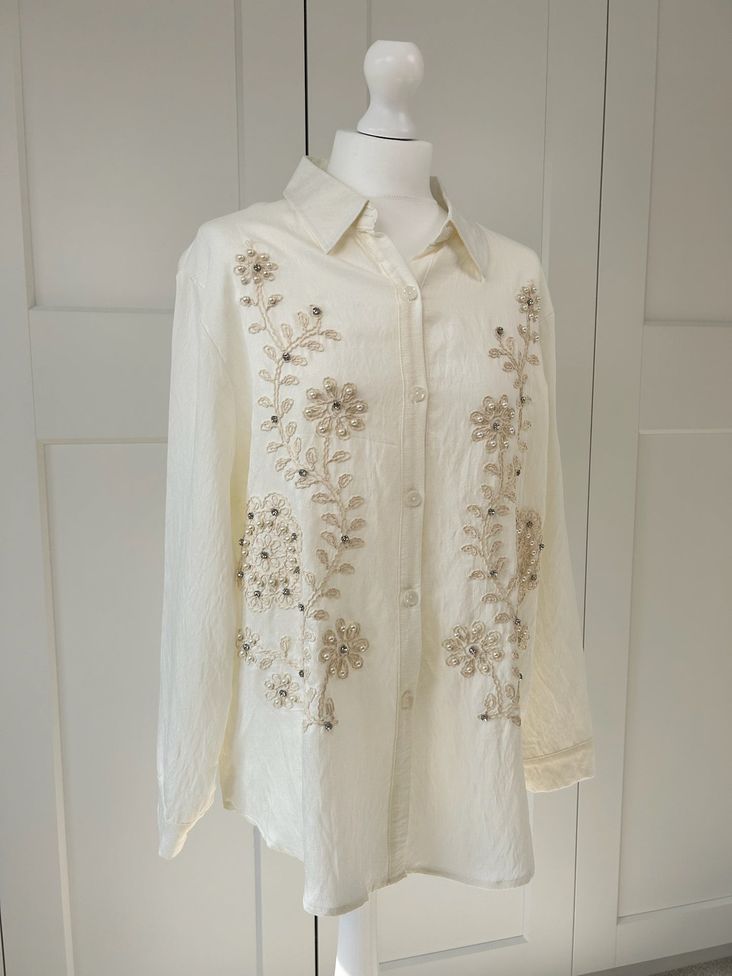 Embroidery Embellished Shirt