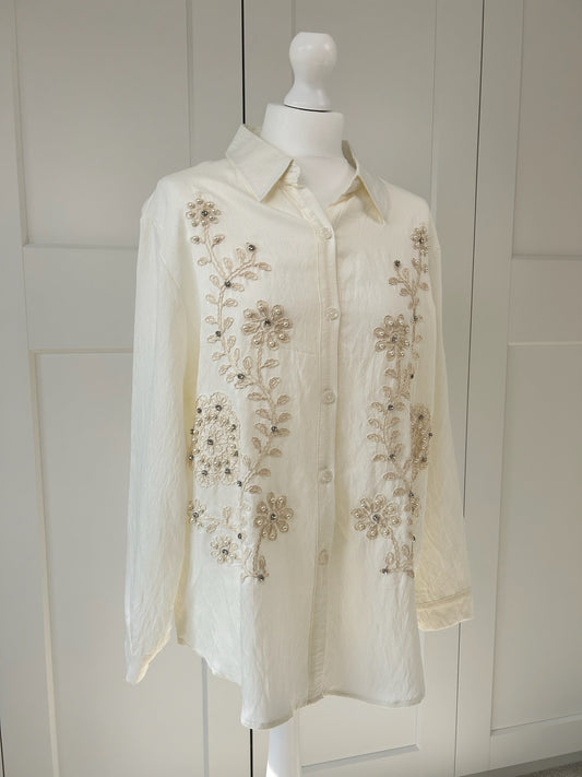 Embroidery Embellished Shirt