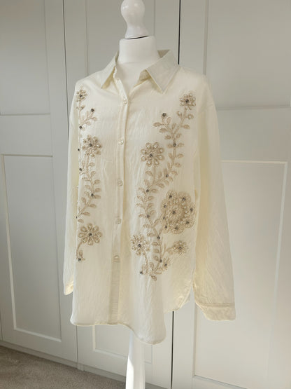 Embroidery Embellished Shirt