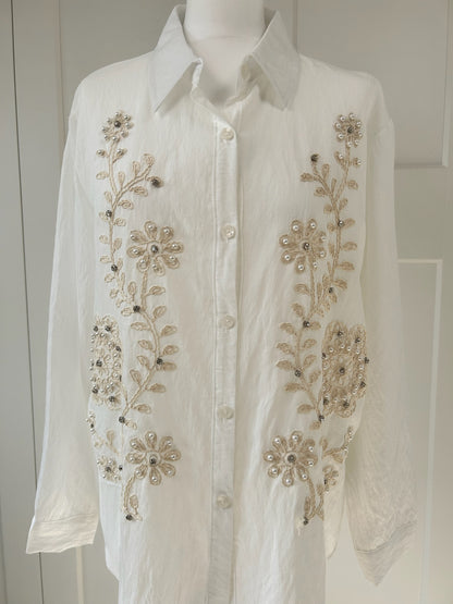 Embroidery Embellished Shirt