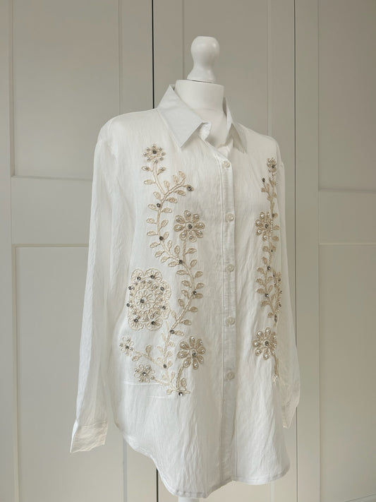 Embroidery Embellished Shirt