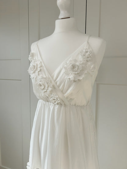 3D Flower Maxi Dress