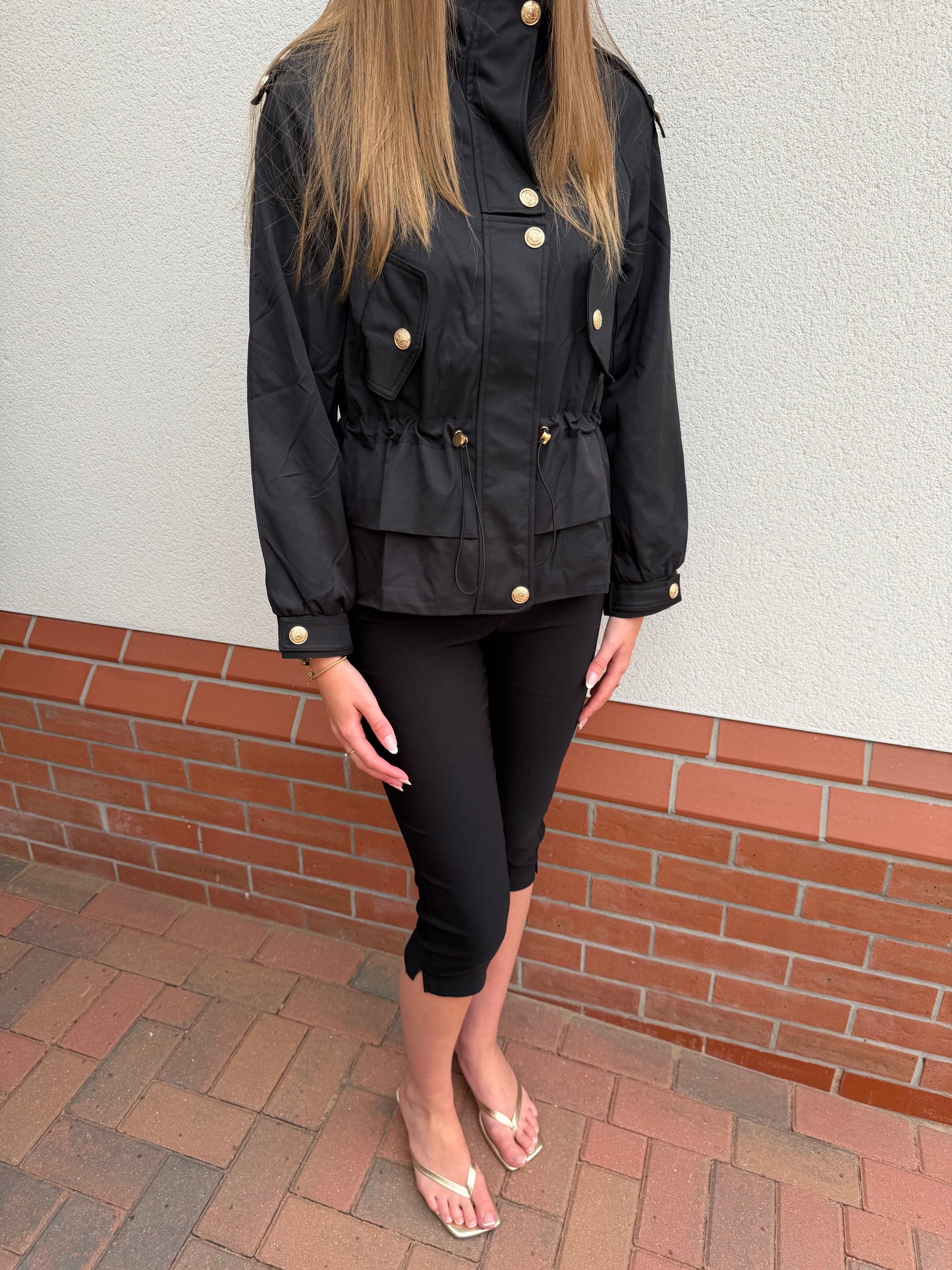 Gold Button Lightweight Jacket