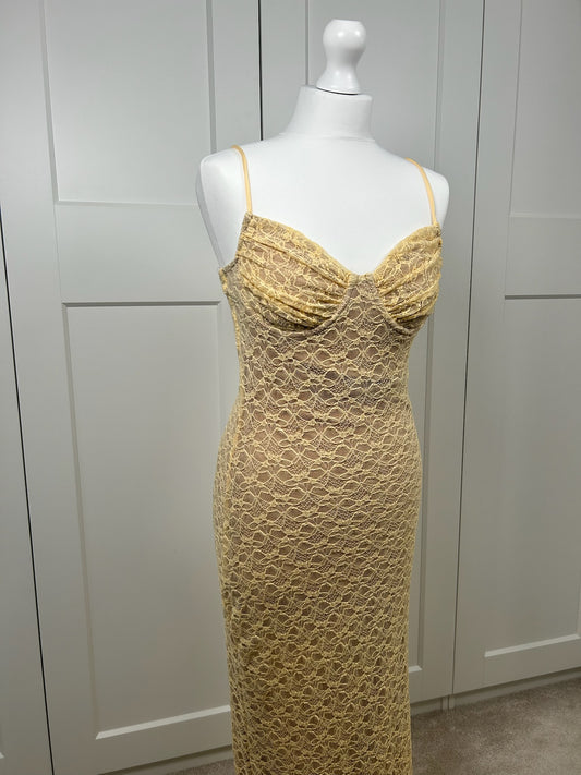 Lemon Lace Dress