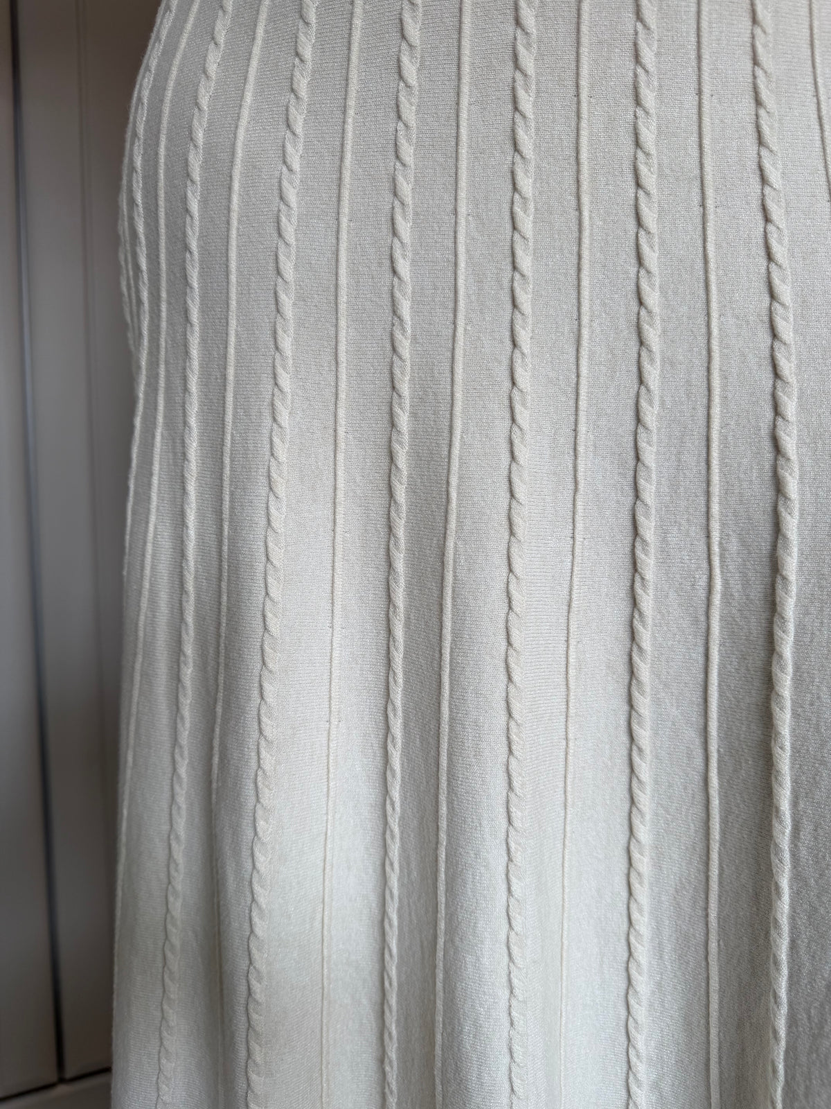 Cable Detail Knit Skirt