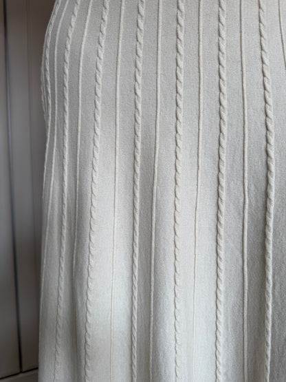 Cable Detail Knit Skirt