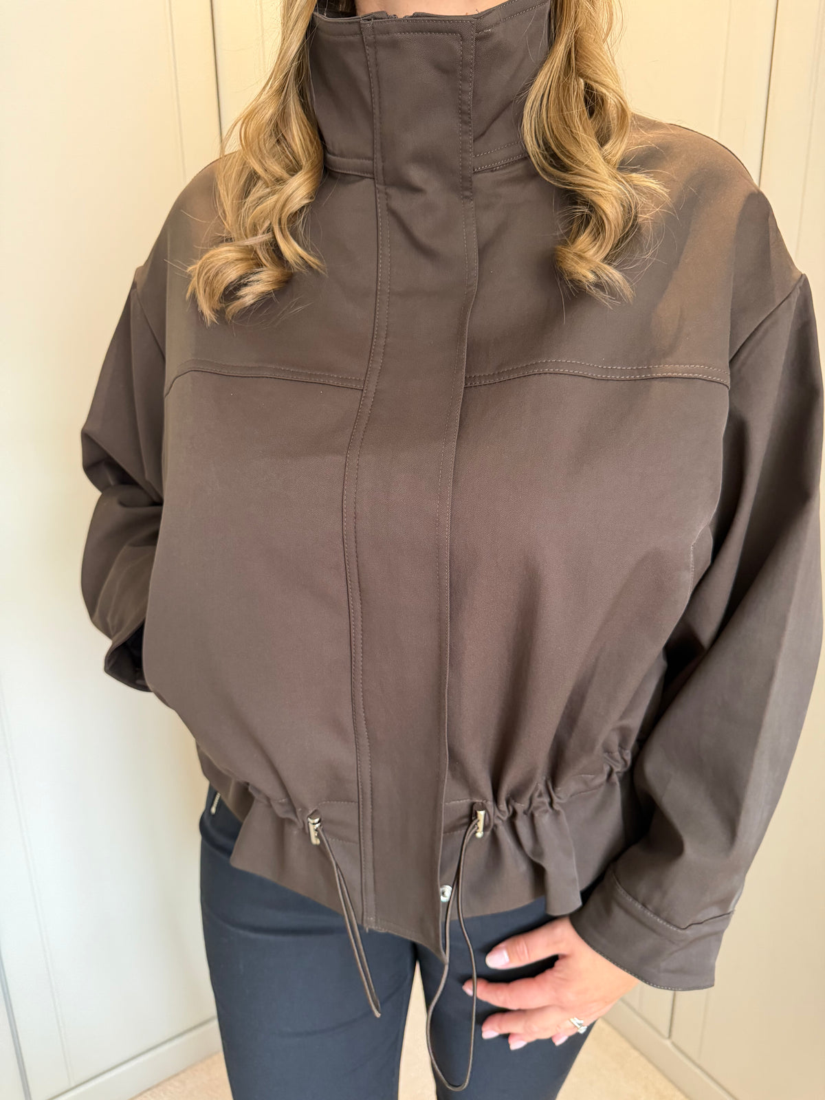 Drawstring Utility Jacket