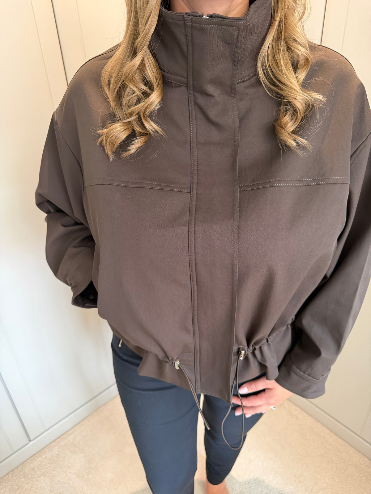 Drawstring Utility Jacket