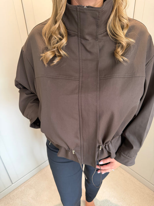 Drawstring Utility Jacket