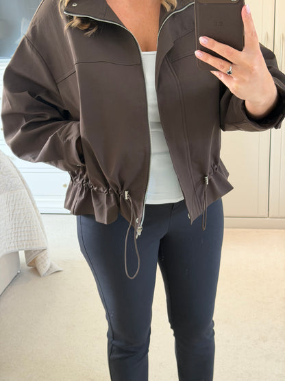 Drawstring Utility Jacket