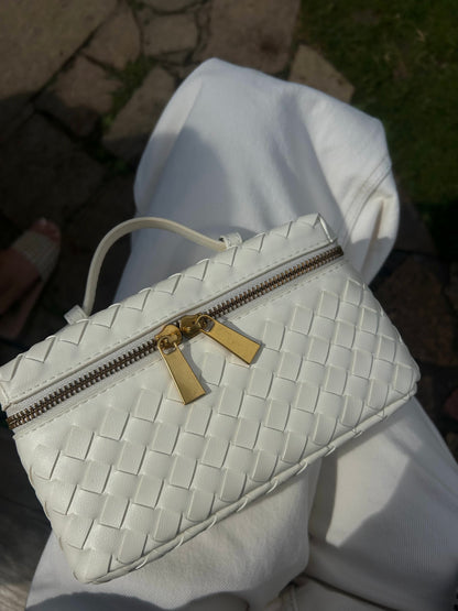 The Romy Woven Vanity Bag