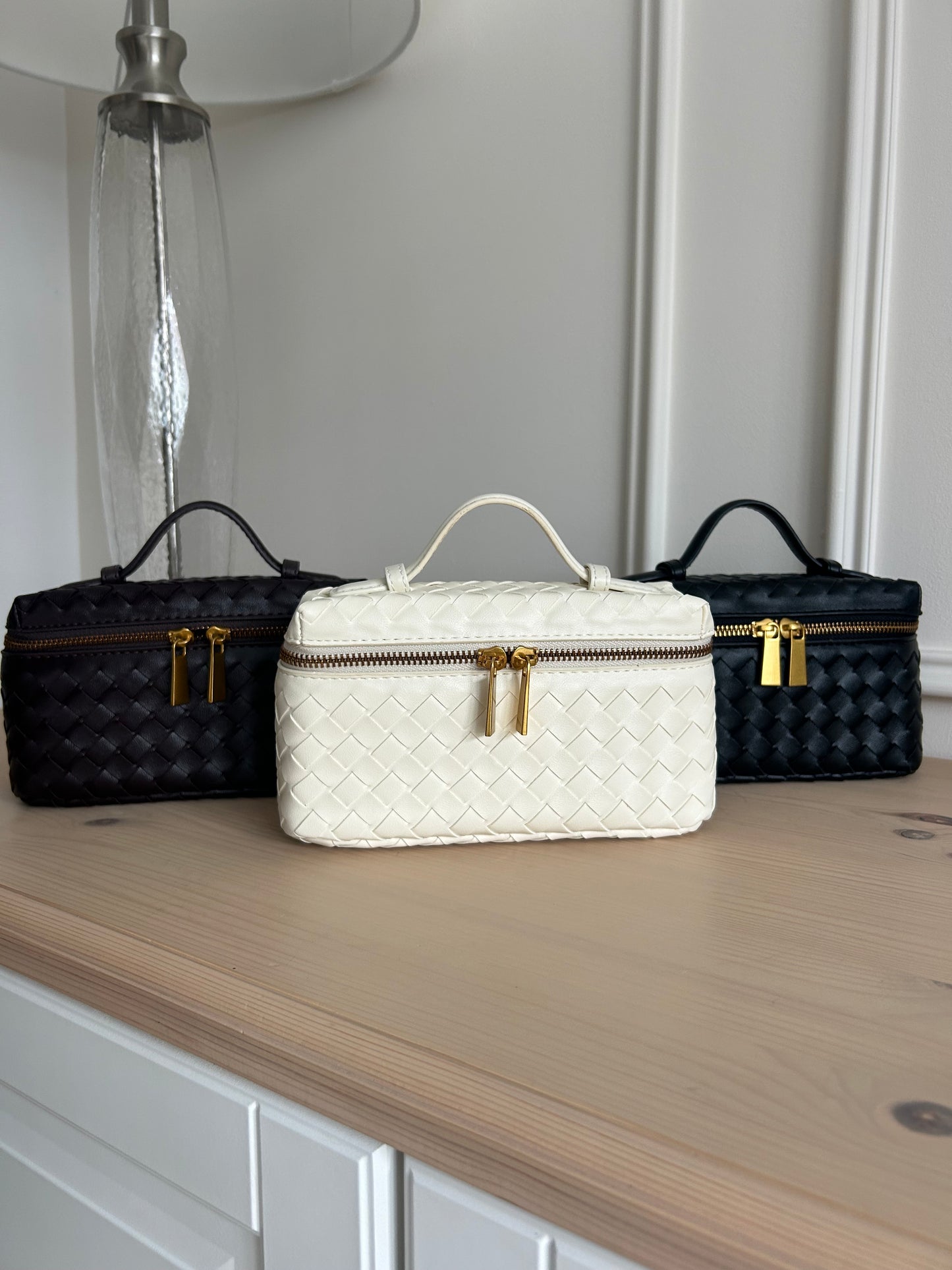 The Romy Woven Vanity Bag