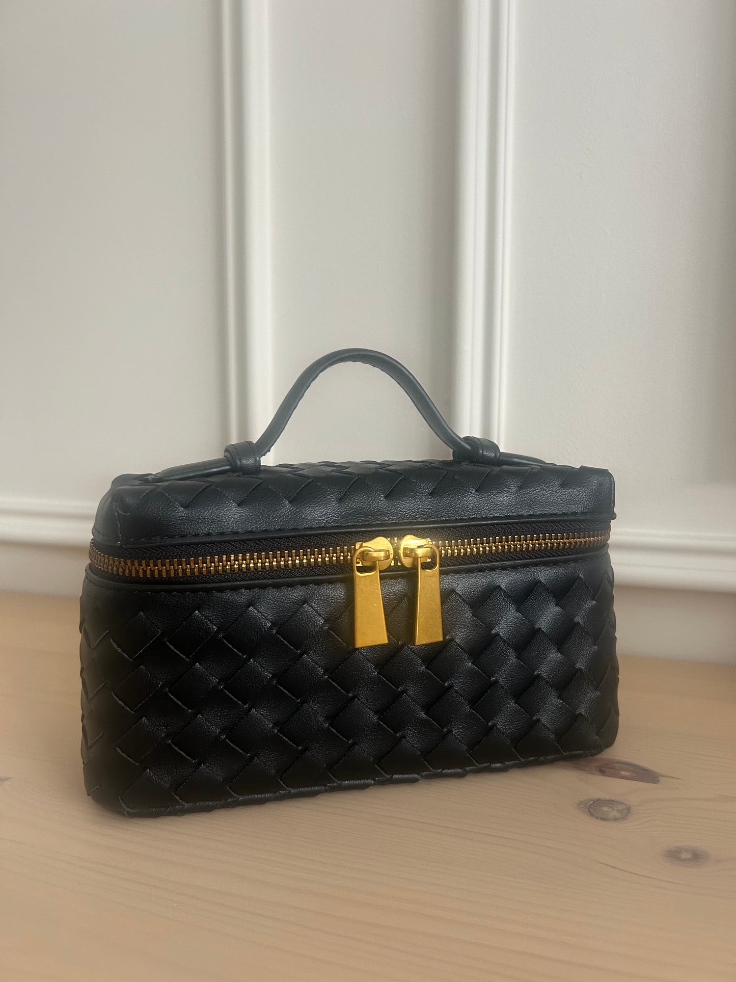 The Romy Woven Vanity Bag