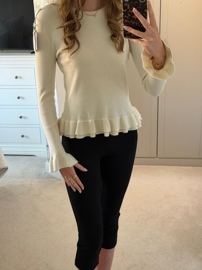Frill Scarf Jumper
